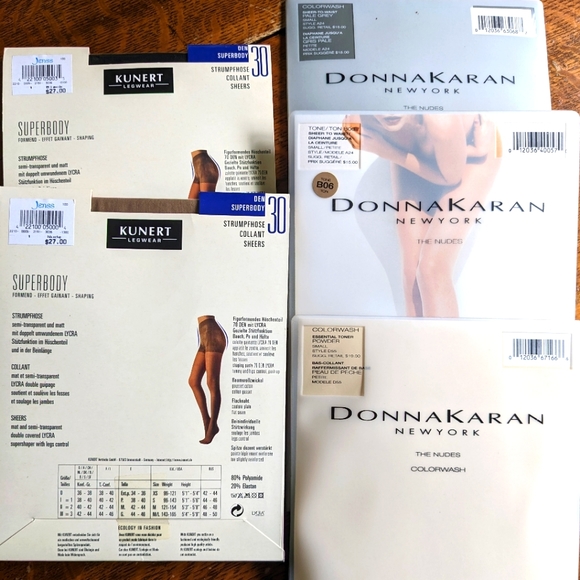 Luxury pantyhose bundle (#1) - Kunert + Donna Karan NY - Picture 1 of 7